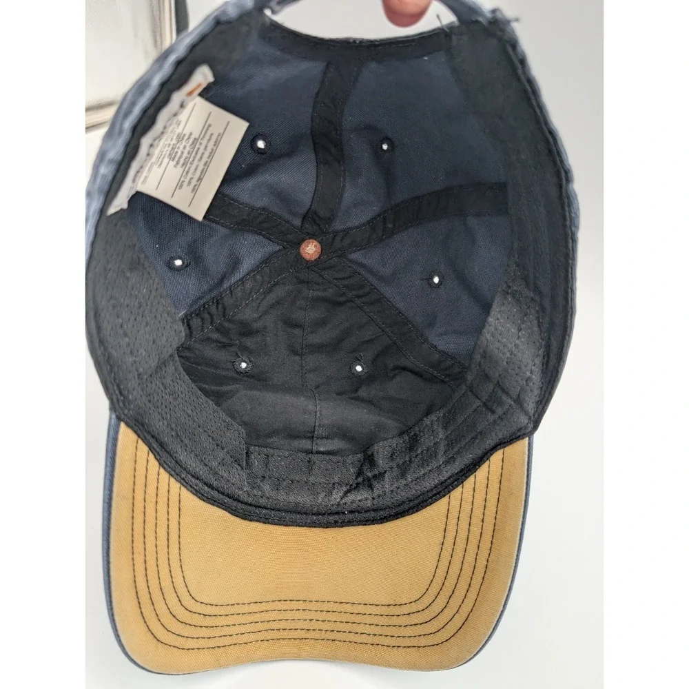 Carhartt Odessa Navy Blue Canvas Baseball Cap Hat 102427 400 Adjustable Men OSFM